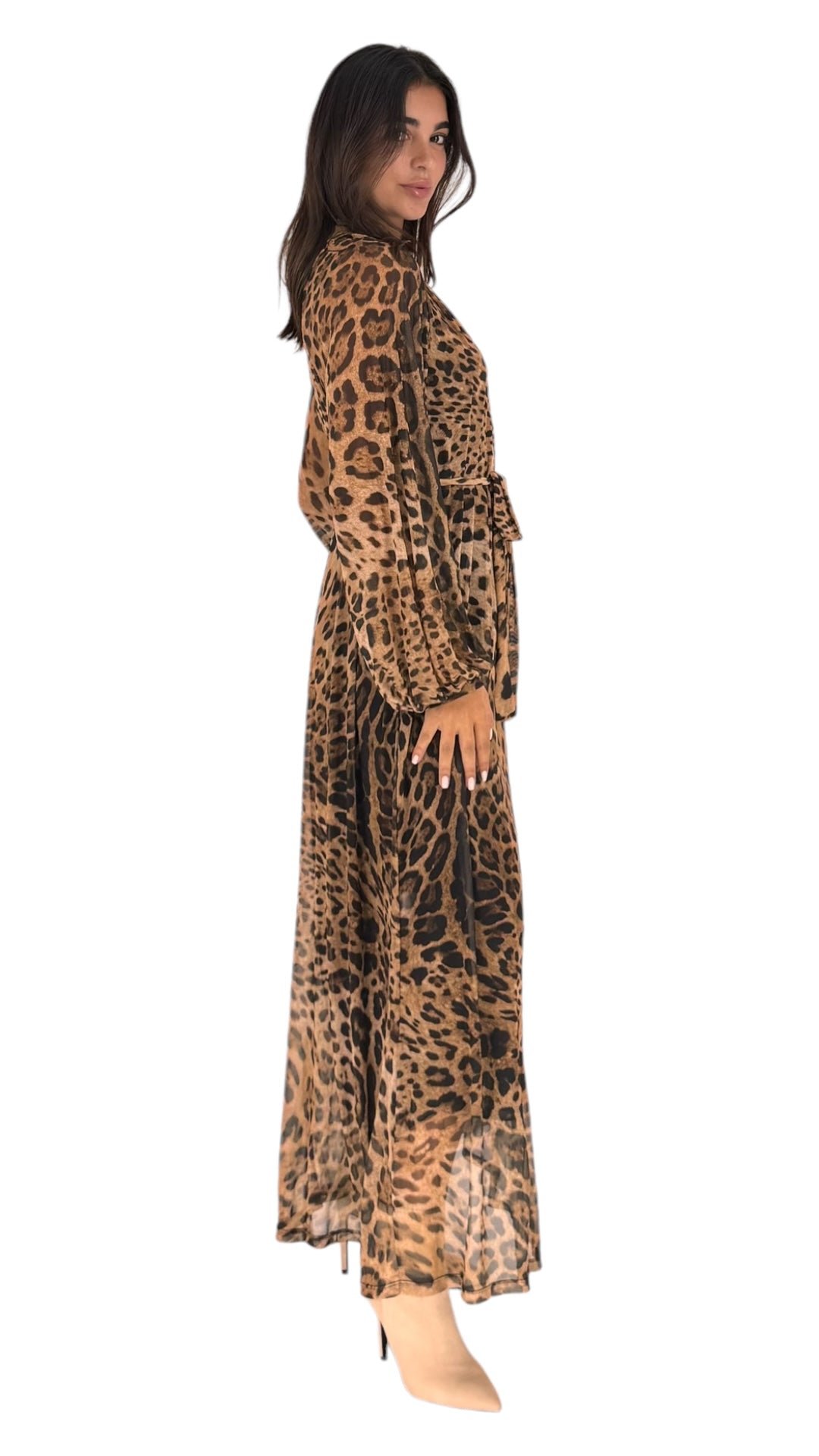 Kiaan leopard dress