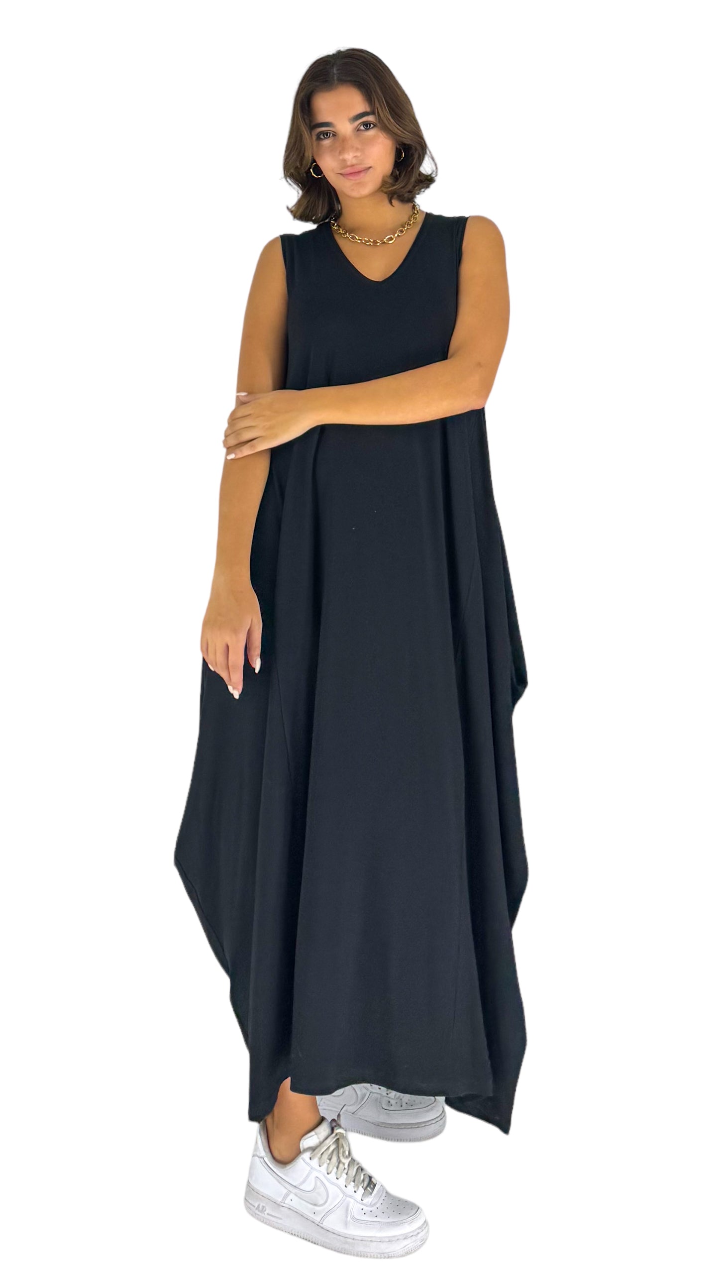 Martha Black Sleeveless Dress