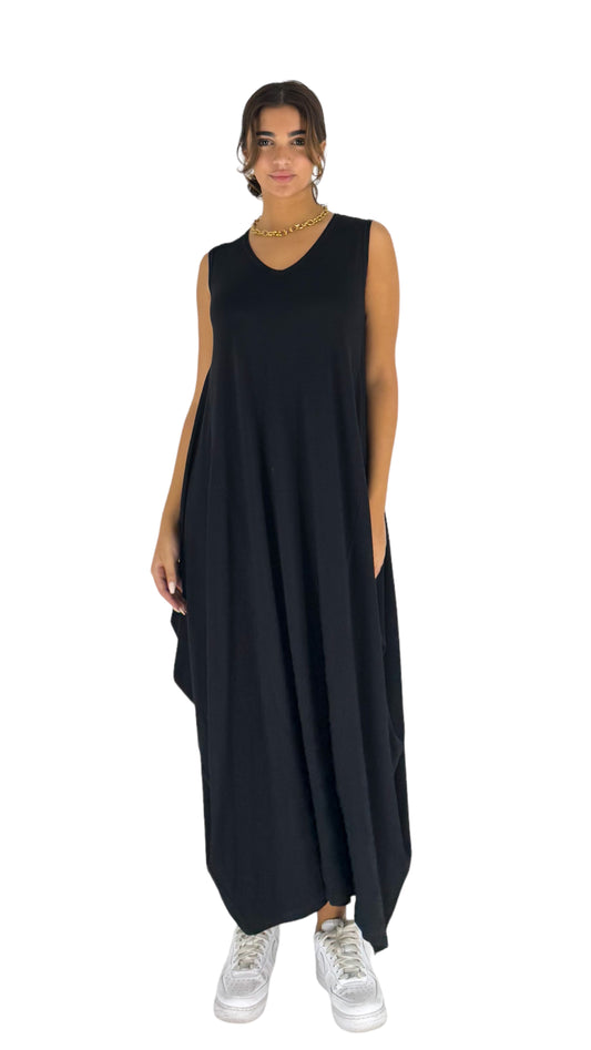 Martha Black Sleeveless Dress