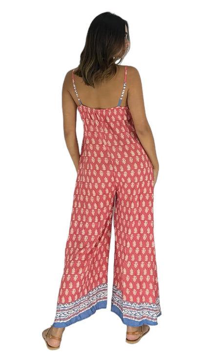 Perry salmon jumpsuit