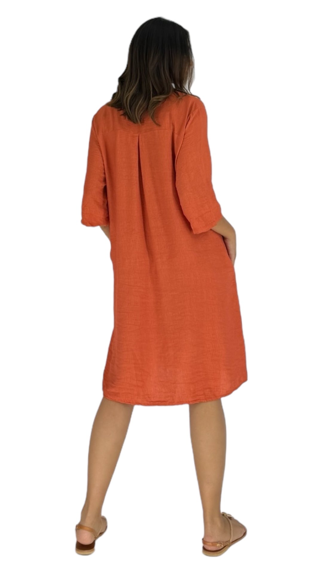 Capri orange dress