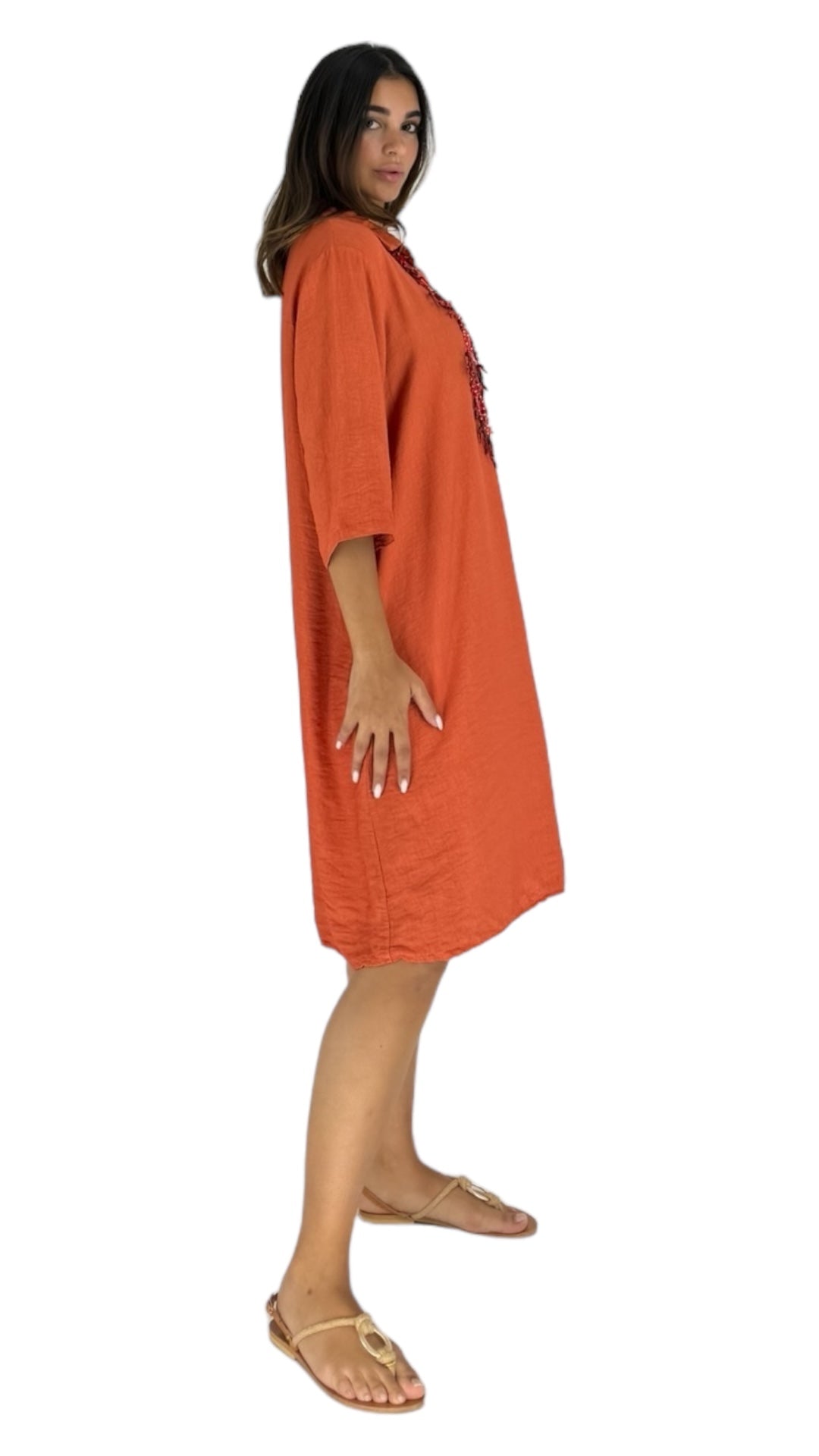 Capri orange dress