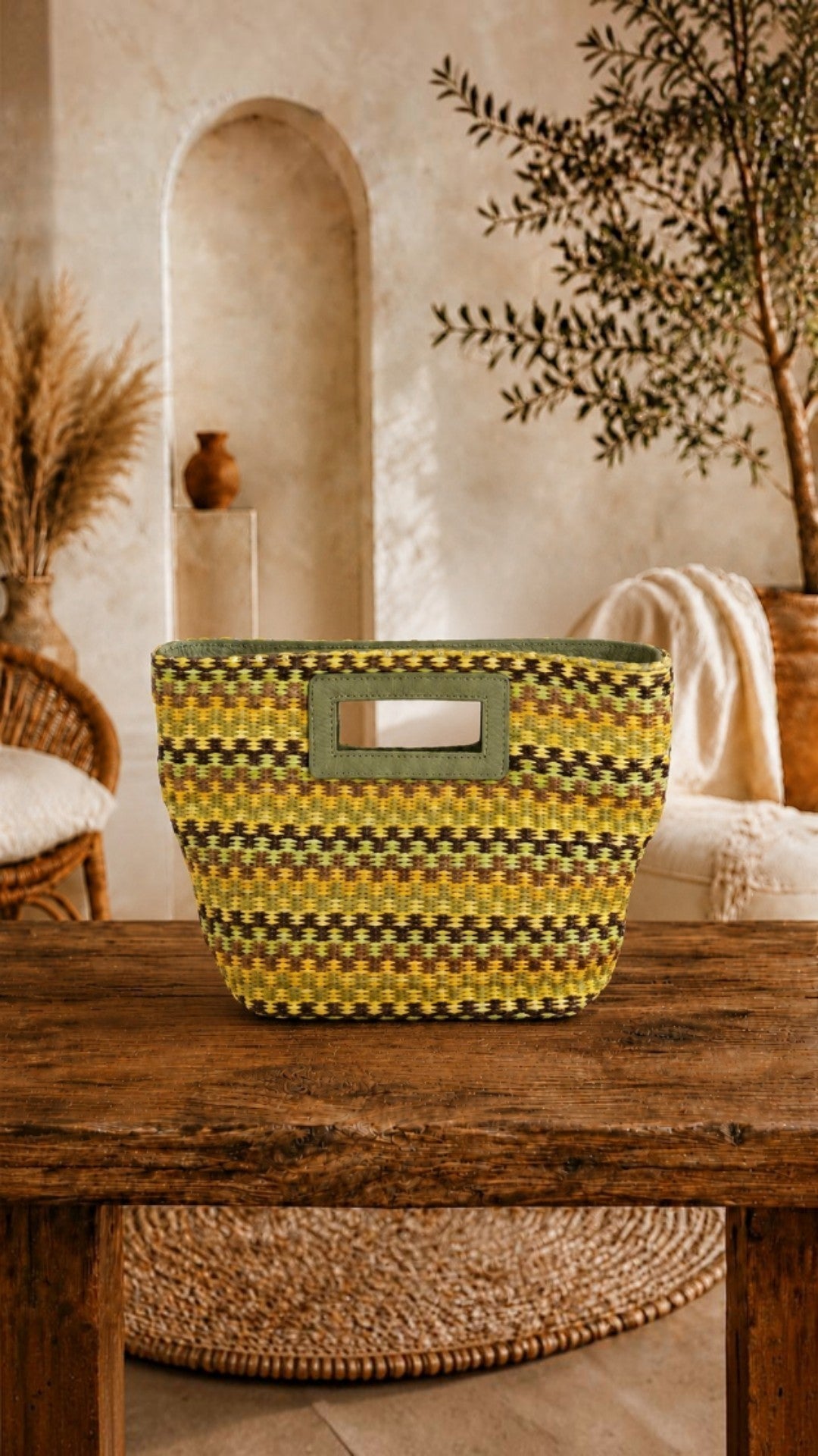 Katie green/yellow bag