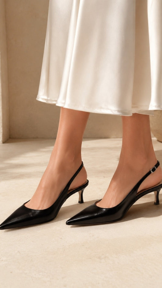 Hazel black heel