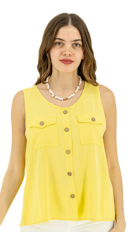 Olinda Top in Yellow